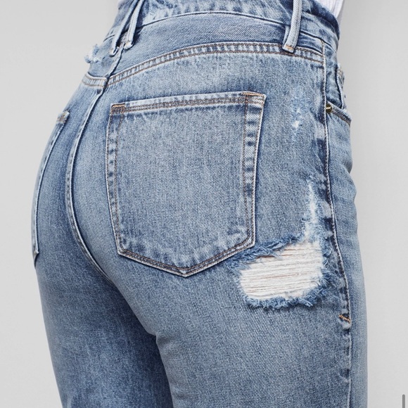 Good American Jeans “Good Boy” Blue177 Size 12 - Picture 6 of 6